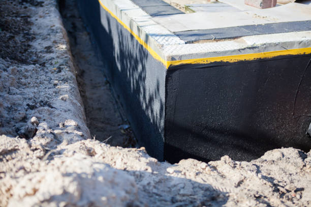 Professional Waterproofing technician working in Walworth, WI
